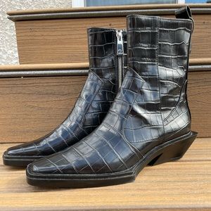 Zara Black Boot